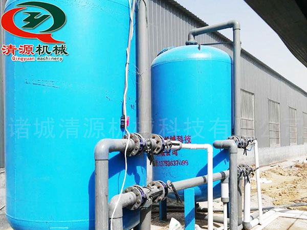 机械过滤器安装现场