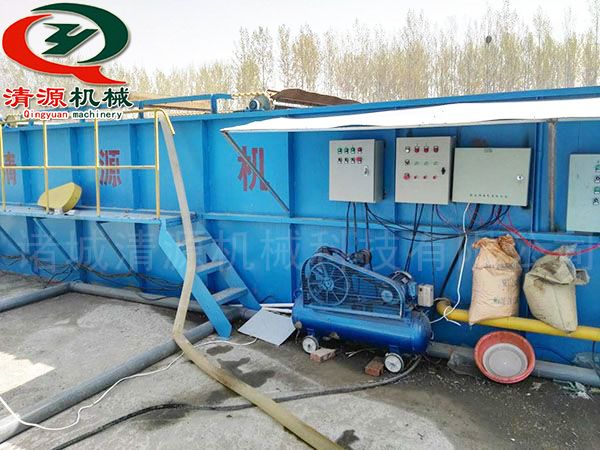 平流式气浮机安装现场