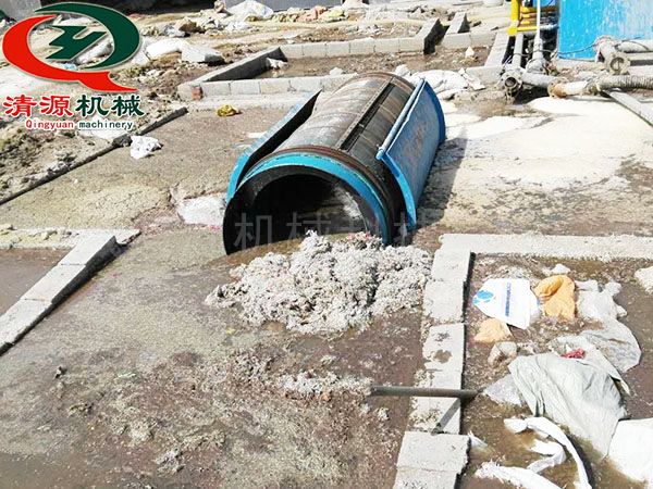 微滤机安装现场